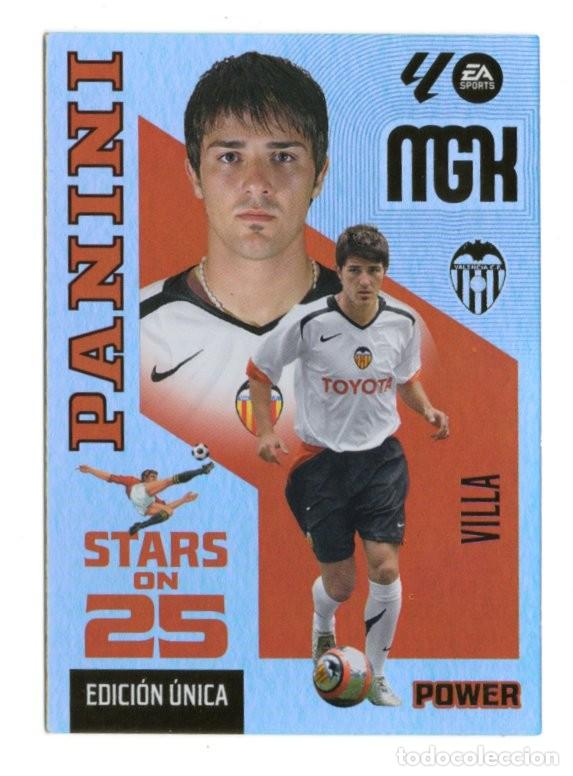 Cromos de f&uacute;tbol: 435P VILLA VALENCIA STARS ON 25 POWER EDICION UNICA MEGACRACKS 2026 2027 26 27 MGK PANINI