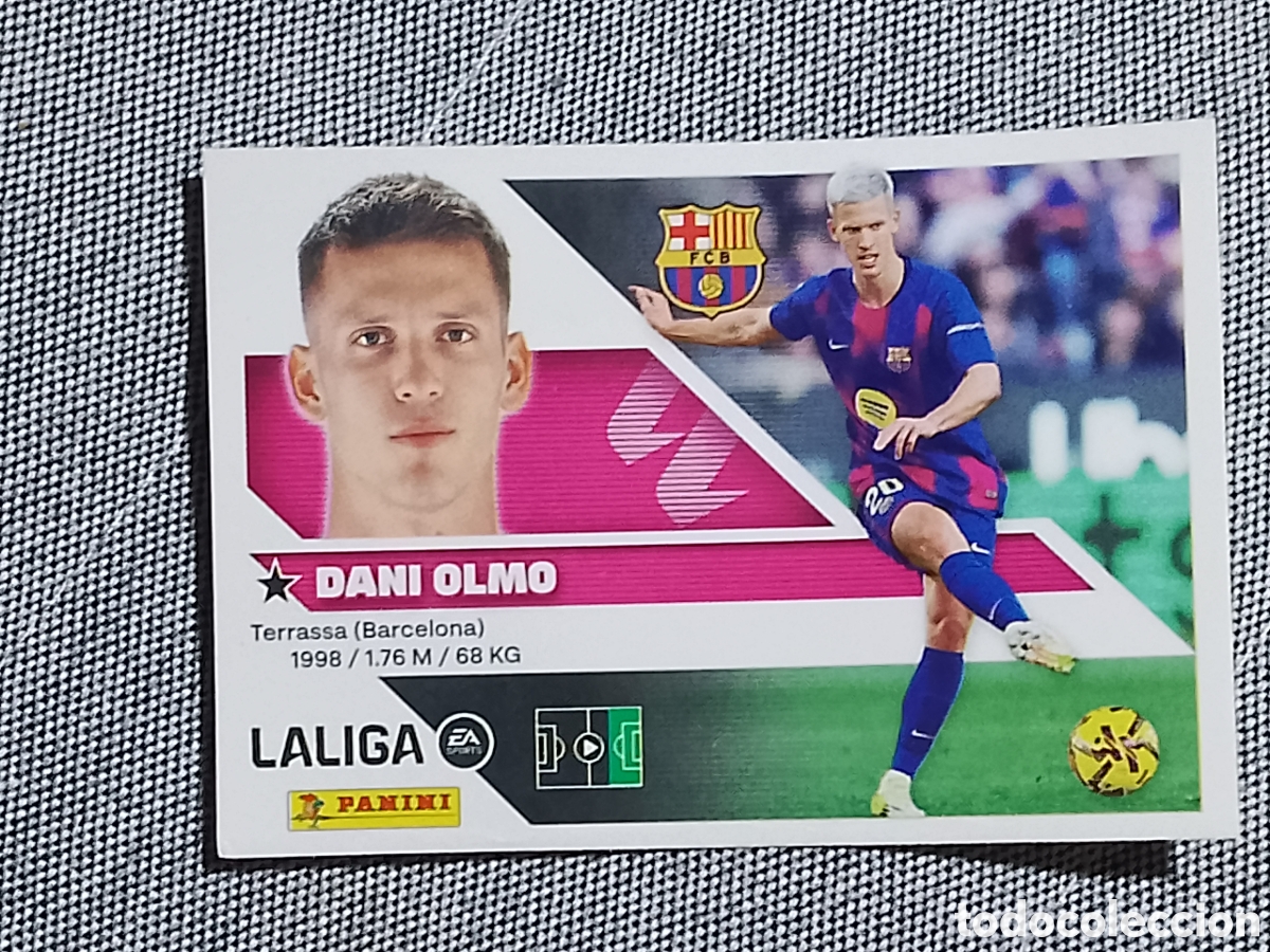 Cromos de f&uacute;tbol: DANI OLMO . FC BARCELONA - LALIGA LA LIGA 26 27 N 17 2026 2027 PANINI ESTE