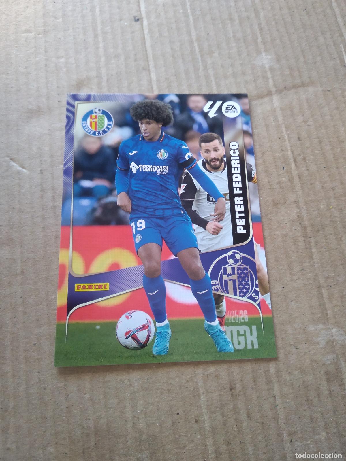 Cromos de f&uacute;tbol: 176 PETER FEDERICO GETAFE CROMO FUTBOL PANINI LIGA MGKS 25-26 MEGACRACKS 2025-2026