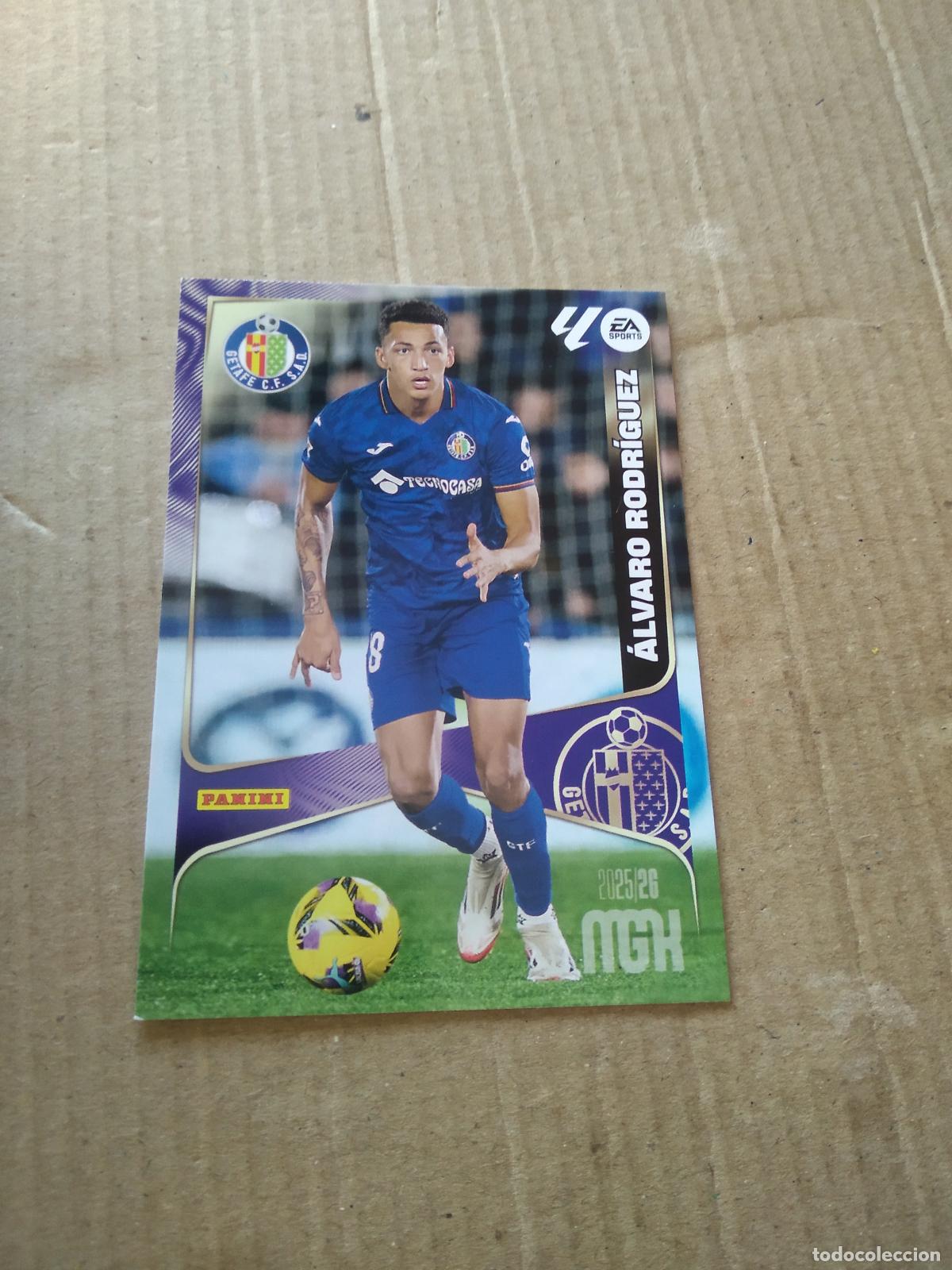 Cromos de f&uacute;tbol: 179 ALVARO RODRIGUEZ GETAFE CROMO FUTBOL PANINI LIGA MGKS 25-26 MEGACRACKS 2025-2026