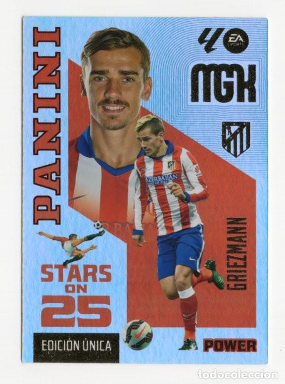 Cromos de f&uacute;tbol: 442P GRIEZMANN ATLETICO DE MADRID STARS ON 25 POWER EDICION UNICA MEGACRACKS 2026 2027 26 27 MGK
