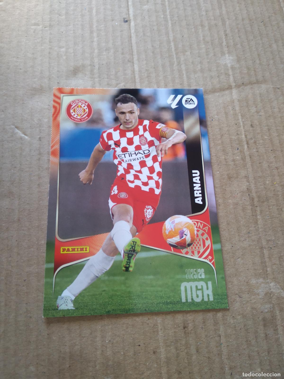 Cromos de f&uacute;tbol: 184 ARNAU GIRONA CROMO FUTBOL PANINI LIGA MGKS 25-26 MEGACRACKS 2025-2026
