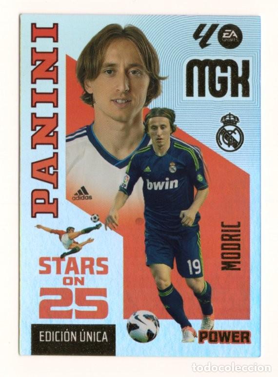 Cromos de f&uacute;tbol: 445P MODRIC REAL MADRID STARS ON 25 POWER EDICION UNICA MEGACRACKS 2026 2027 26 27 MGK