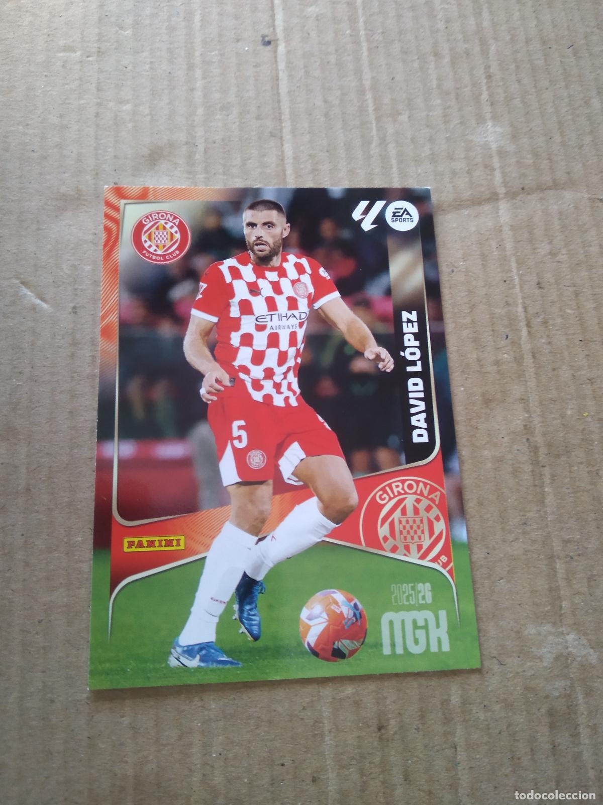 Cromos de f&uacute;tbol: 185 DAVID LOPEZ GIRONA CROMO FUTBOL PANINI LIGA MGKS 25-26 MEGACRACKS 2025-2026
