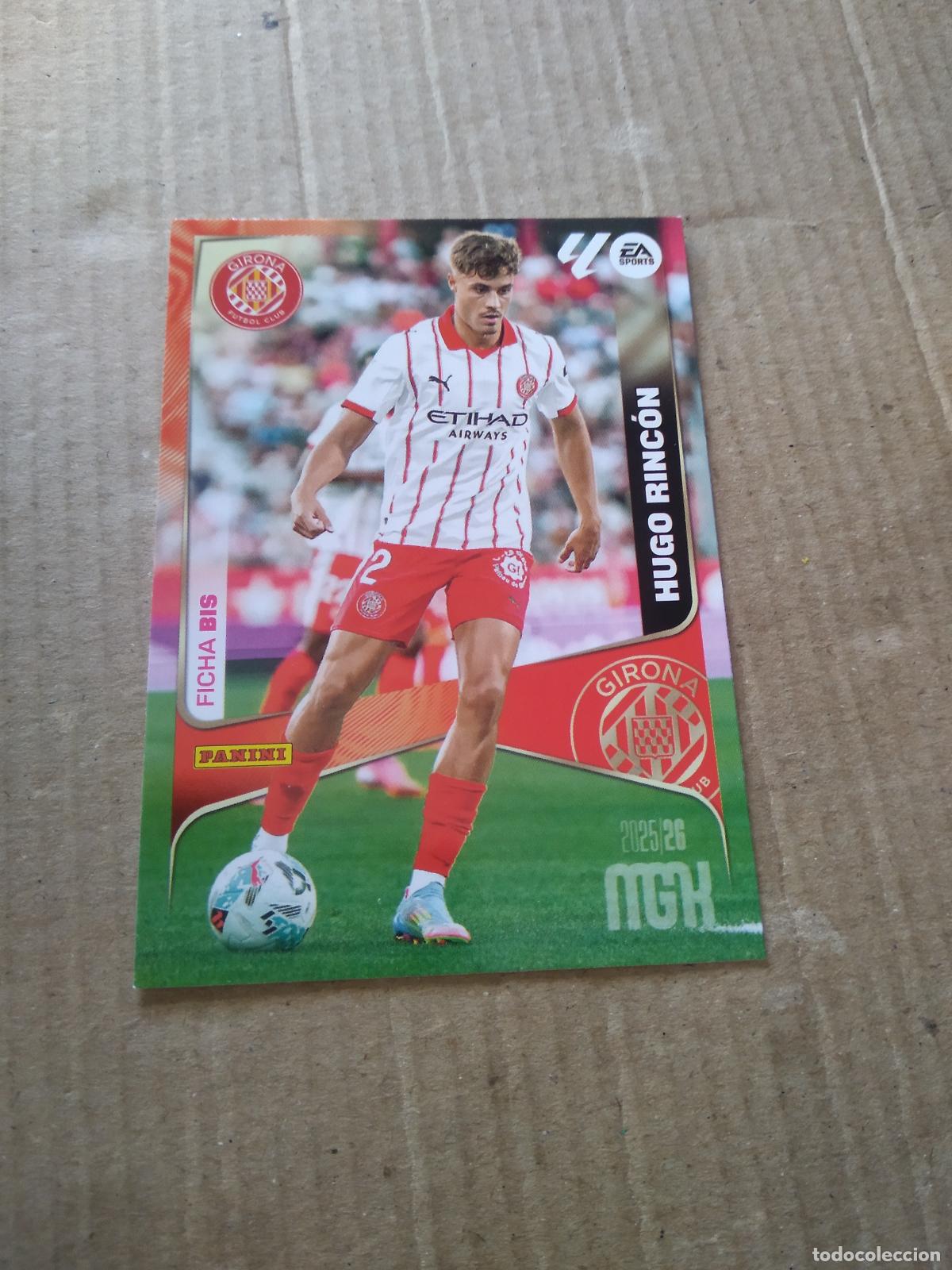 Cromos de f&uacute;tbol: 185 BIS HUGO RINCON GIRONA CROMO FUTBOL PANINI LIGA MGKS 25-26 MEGACRACKS 2025-2026