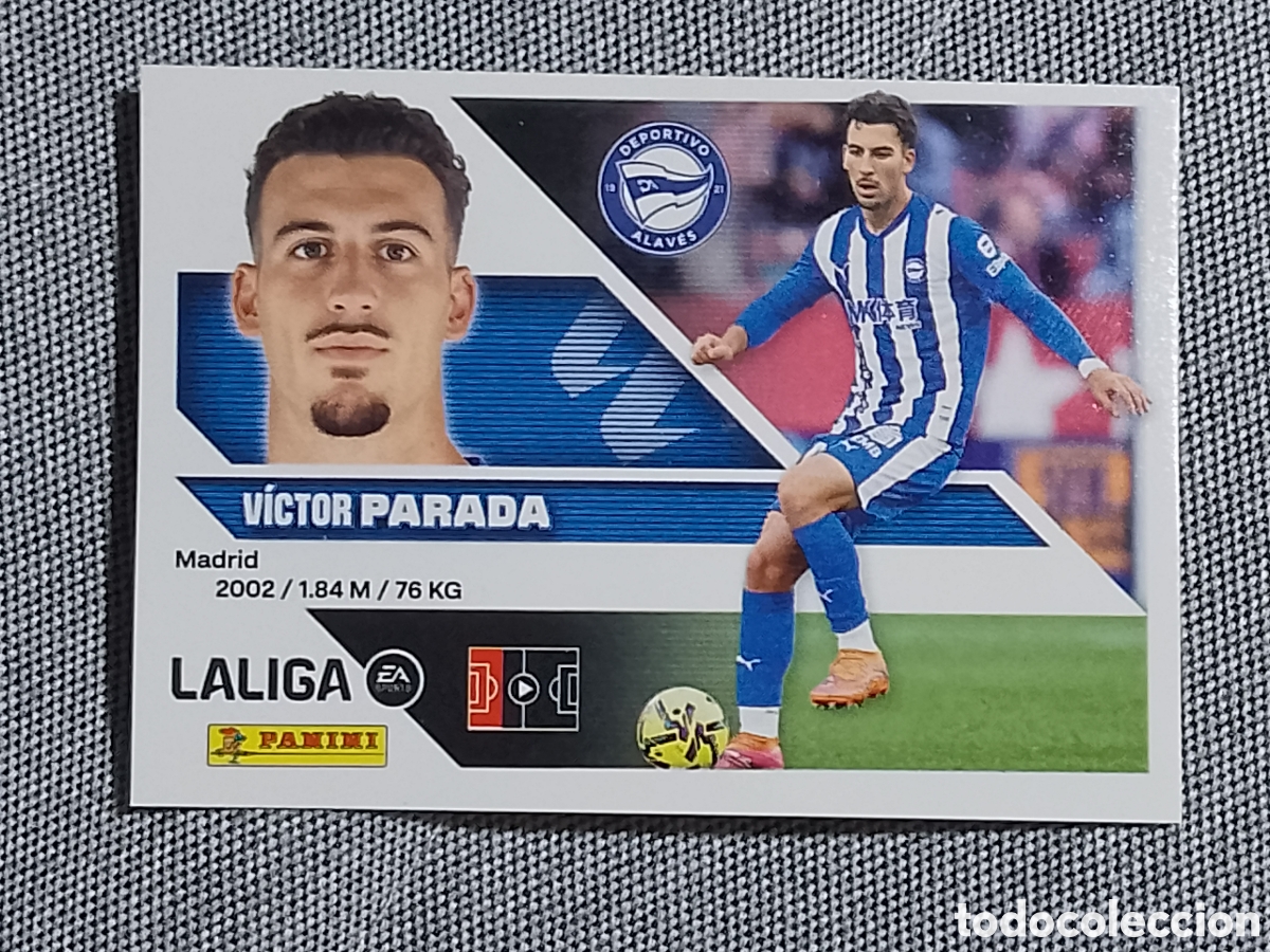 Cromos de f&uacute;tbol: VICTOR PARADA .- LALIGA LA LIGA 26 27 N 8 2026 2027 PANINI ESTE L SUPERGOLAZO
