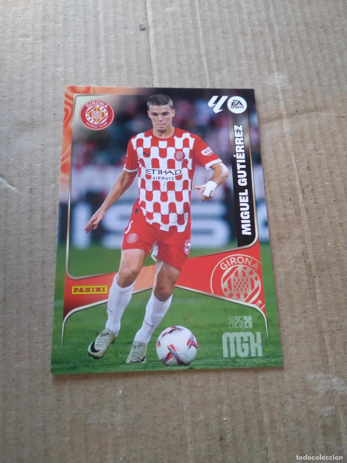 Cromos de f&uacute;tbol: 188 MIGUEL GUTIERREZ GIRONA CROMO FUTBOL PANINI LIGA MGKS 25-26 MEGACRACKS 2025-2026