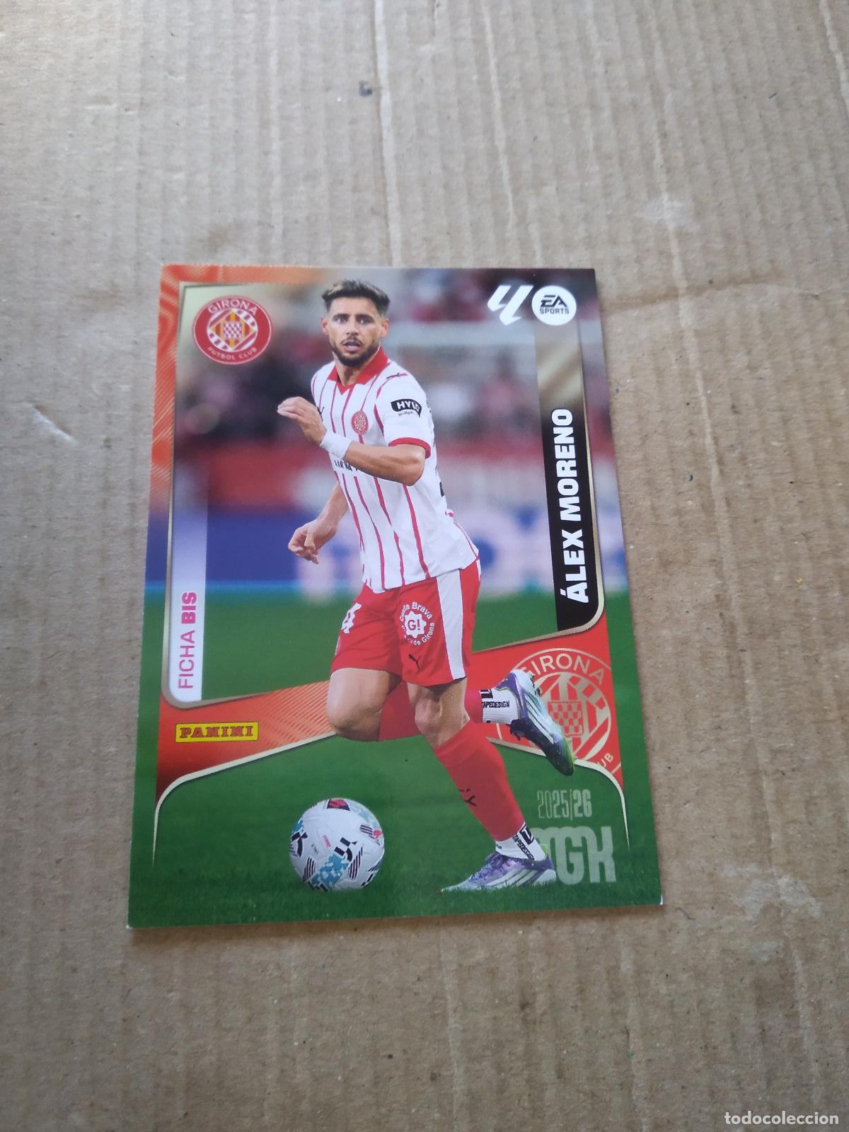 Cromos de f&uacute;tbol: 188 BIS ALEX MORENO GIRONA CROMO FUTBOL PANINI LIGA MGKS 25-26 MEGACRACKS 2025-2026