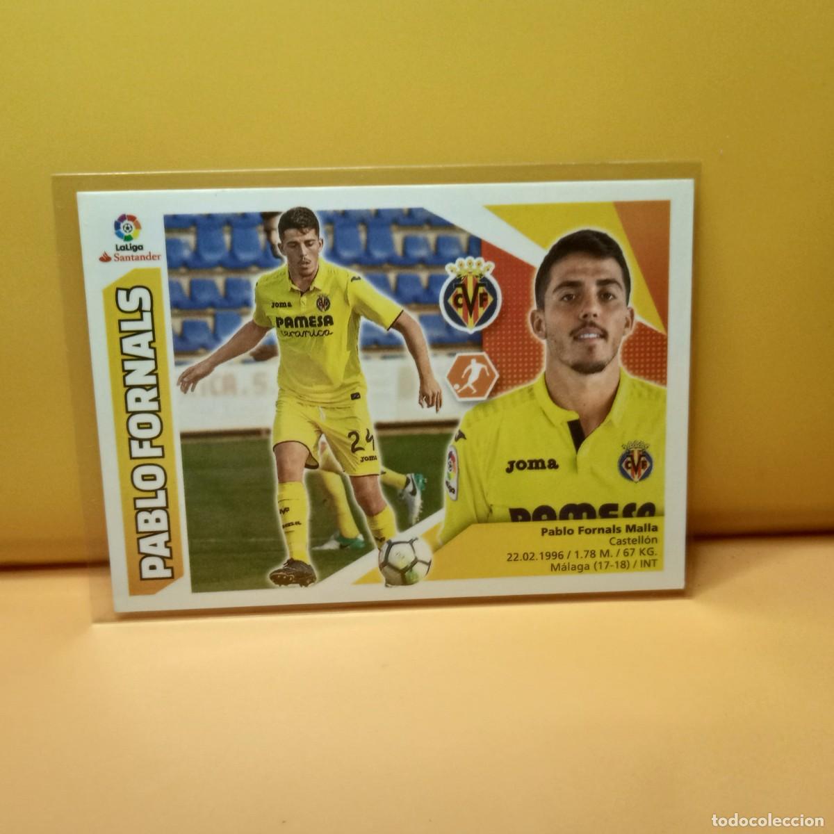 Cromos de f&uacute;tbol: EDICIONES ESTE 2017 2018 17 18 COLOCA, VILLARREAL C.F PABLO FORNALS 11 BIS (3&ordf; EDICI&Oacute;N)