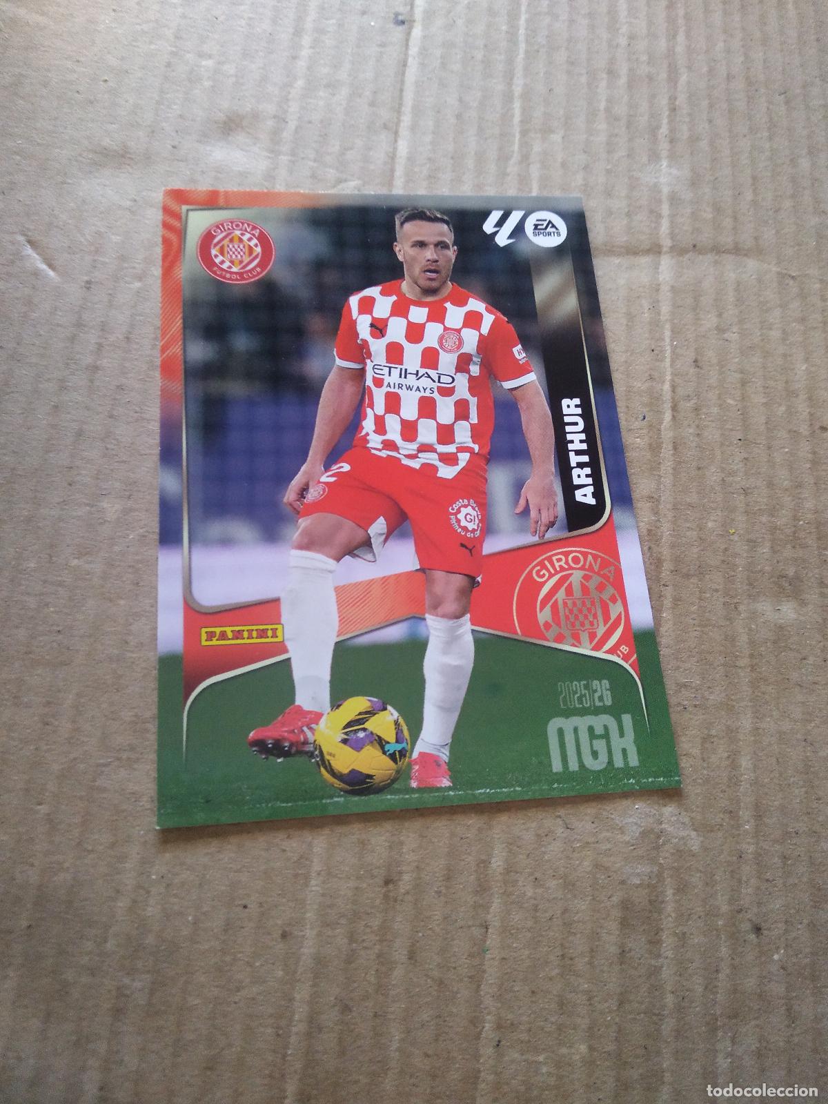 Cromos de f&uacute;tbol: 189 ARTHUR GIRONA CROMO FUTBOL PANINI LIGA MGKS 25-26 MEGACRACKS 2025-2026