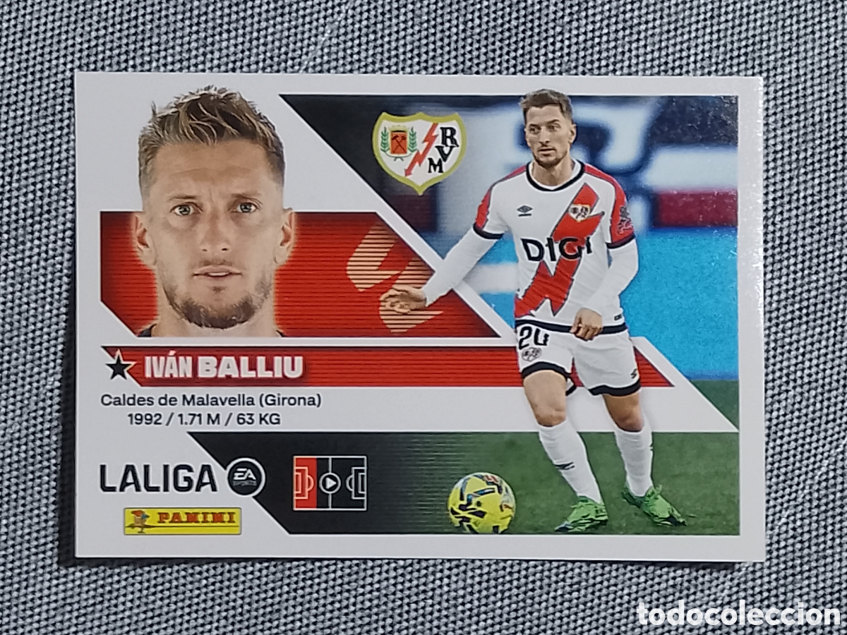 Cromos de f&uacute;tbol: IVAN BALLIU - RAYO VALLECANO LALIGA LA LIGA 26 27 N 6 2026 2027 PANINI ESTE