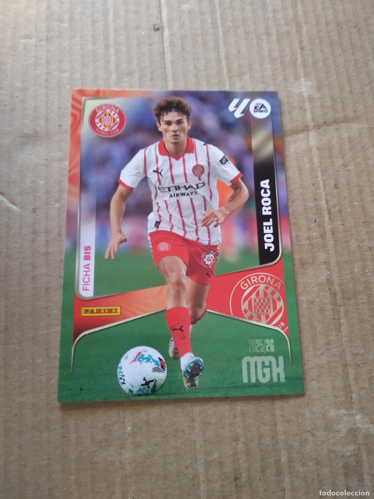 Cromos de f&uacute;tbol: 189 BIS JOEL ROCA GIRONA CROMO FUTBOL PANINI LIGA MGKS 25-26 MEGACRACKS 2025-2026