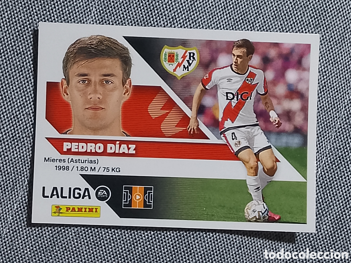 Cromos de f&uacute;tbol: PEDRO DIAZ - RAYO VALLECANO LALIGA LA LIGA 26 27 N 11A 2026 2027 PANINI ESTE SUPERGOLAZO L
