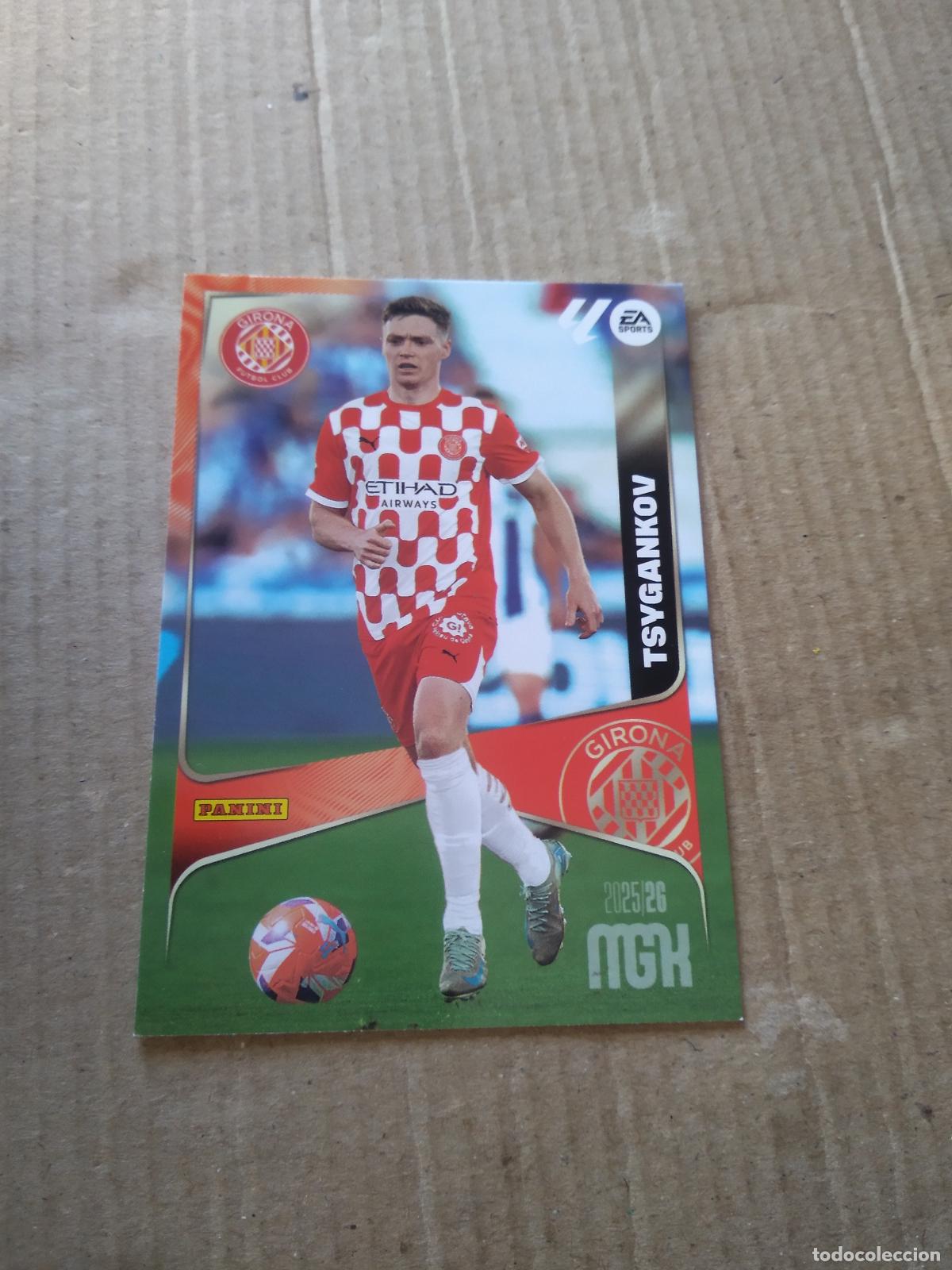 Cromos de f&uacute;tbol: 194 TSYGANKOV GIRONA CROMO FUTBOL PANINI LIGA MGKS 25-26 MEGACRACKS 2025-2026