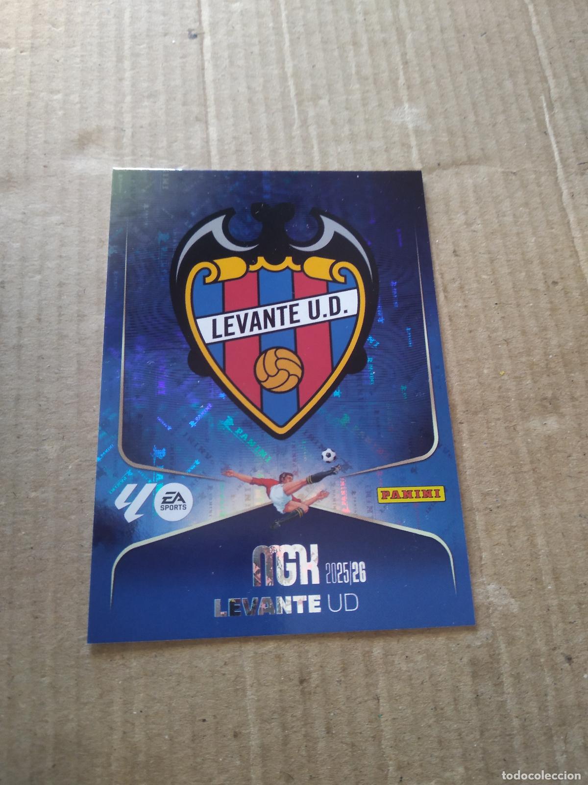 Cromos de f&uacute;tbol: 199 ESCUDO LEVANTE CROMO FUTBOL PANINI LIGA MGKS 25-26 MEGACRACKS 2025-2026