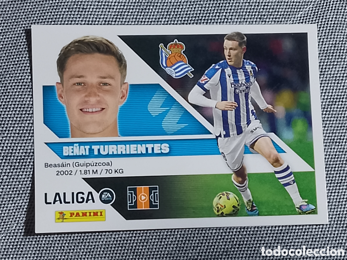 Cromos de f&uacute;tbol: BE&Ntilde;AT TURRIENTES- REAL SOCIEDAD - LALIGA LA LIGA 26 27 N 12 2026 2027 PANINI ESTE