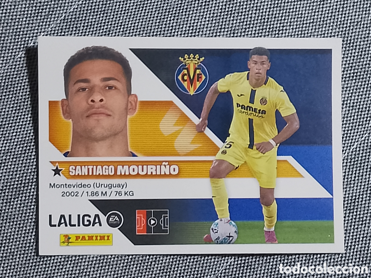 Cromos de f&uacute;tbol: SANTIAGO MOURI&Ntilde;O - VILLAREAL CF - LALIGA LA LIGA 26 27 N 5 2026 2027 PANINI ESTE