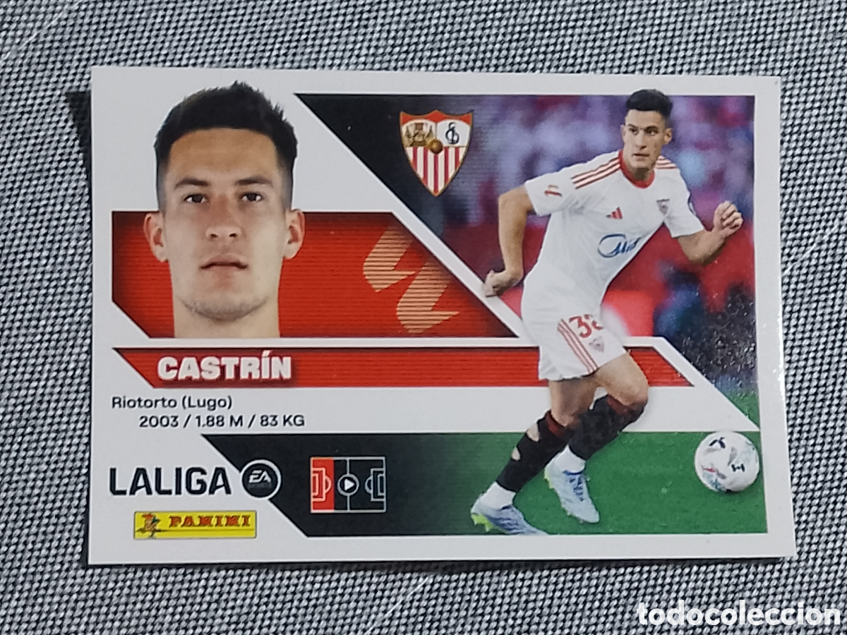 Cromos de f&uacute;tbol: CASTRIN SEVILLA C.F - LALIGA LA LIGA 26 27 N 9A 2026 2027 PANINI ESTE SUPERGOLAZO L