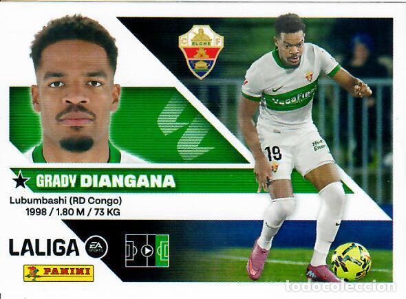 Cromos de f&uacute;tbol: CROMO PANINI LIGA ESTE 26 27 - N&ordm; 19 - DIANGANA - ELCHE