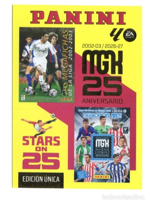 Cromos de f&uacute;tbol: 424 STARS ON 25 MEGACRACKS 2026 2027 26 27 MGK
