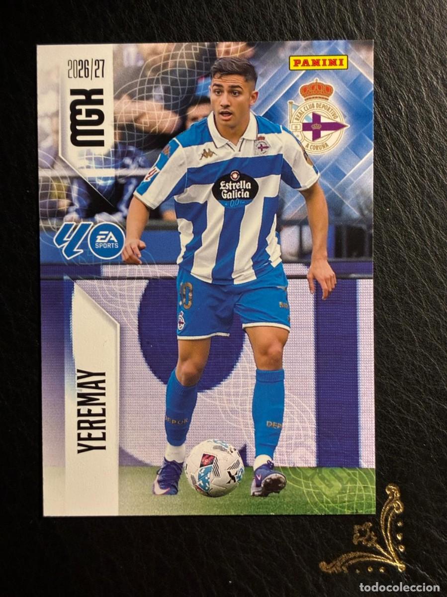 Cromos de f&uacute;tbol: 142 YEREMAY DEPORTIVO DE LA CORU&Ntilde;A MEGACRACKS MGK 2026 2027 26 27 PANINI