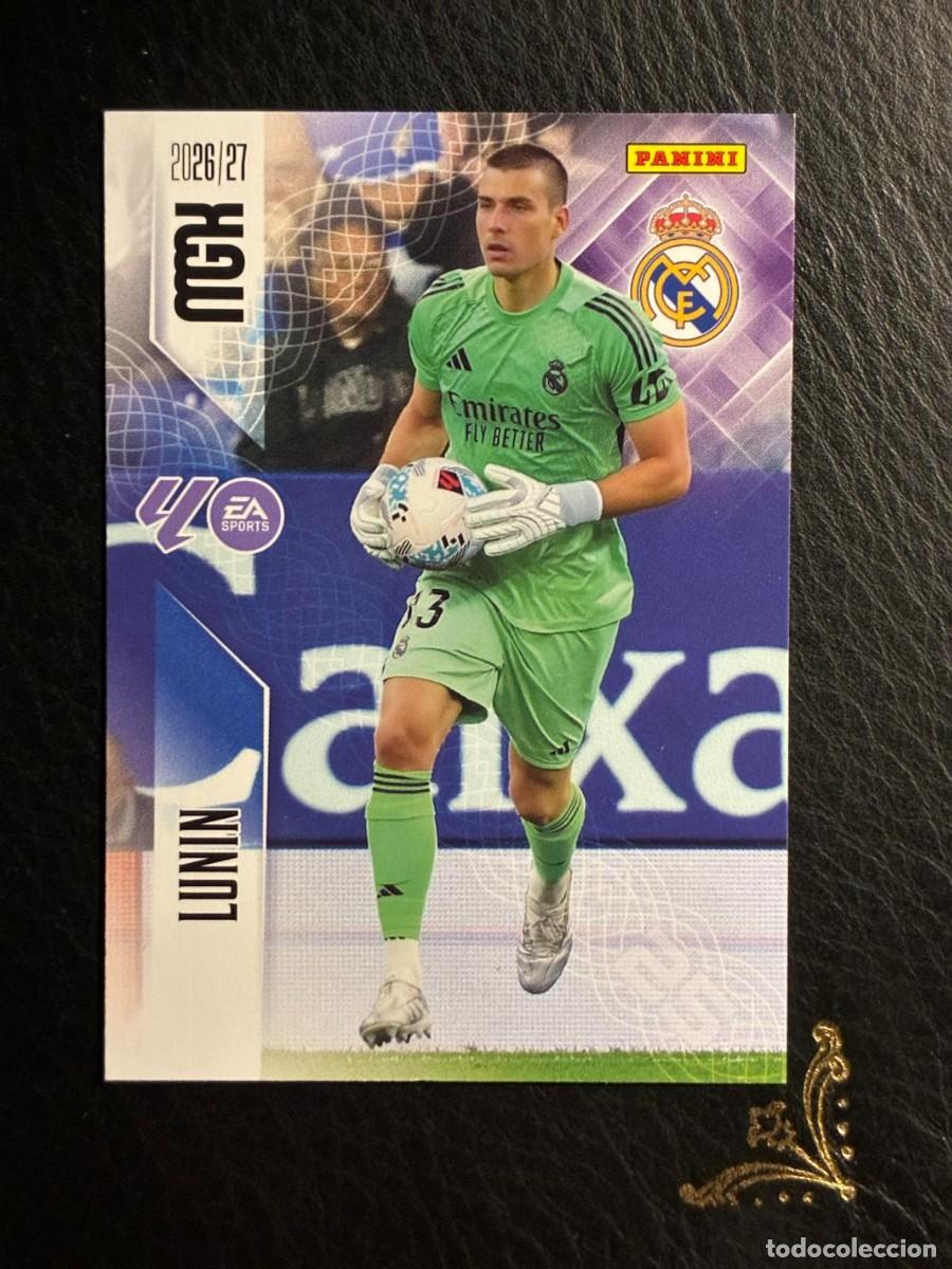 Cromos de f&uacute;tbol: 219 LUNIN REAL MADRID MEGACRACKS MGK 2026 2027 26 27 PANINI