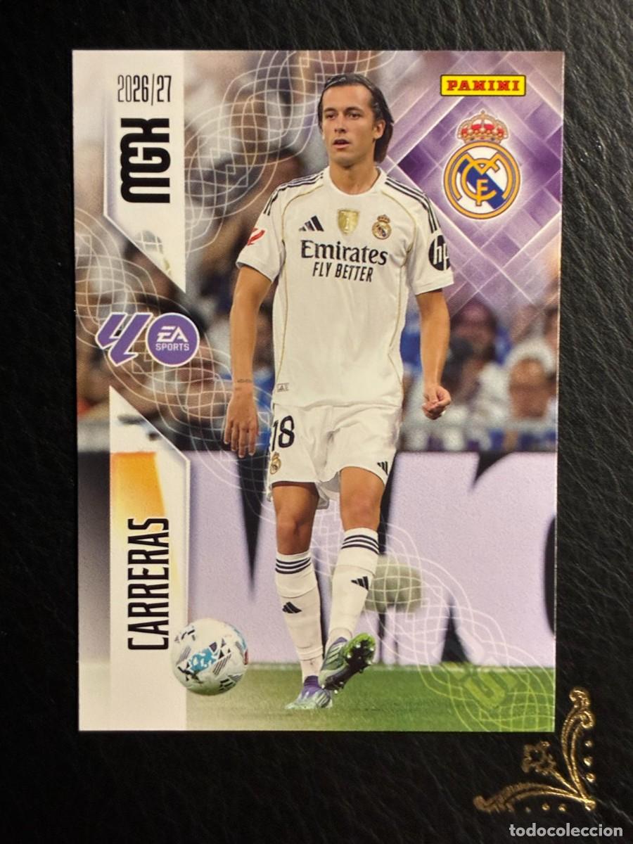 Cromos de f&uacute;tbol: 224 CARRERAS REAL MADRID MEGACRACKS MGK 2026 2027 26 27 PANINI