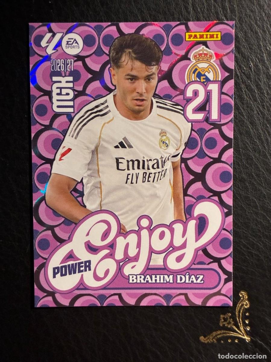 Cromos de f&uacute;tbol: 380P BRAHIM P380 380 P ENJOY POWER REAL MADRID MEGACRACKS MGK 2026 2027 26 27 PANINI