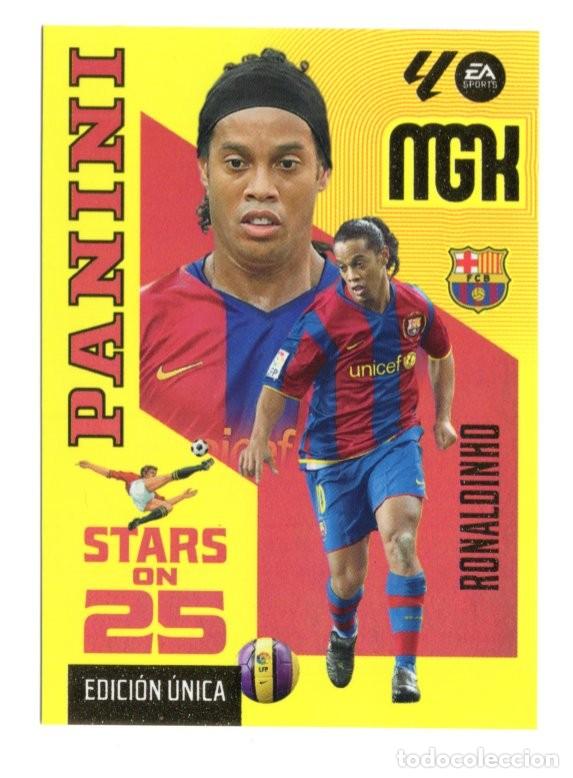 Cromos de f&uacute;tbol: 436 RONALDINHO BARCELONA STARS ON 25 MEGACRACKS 2026 2027 26 27 MGK