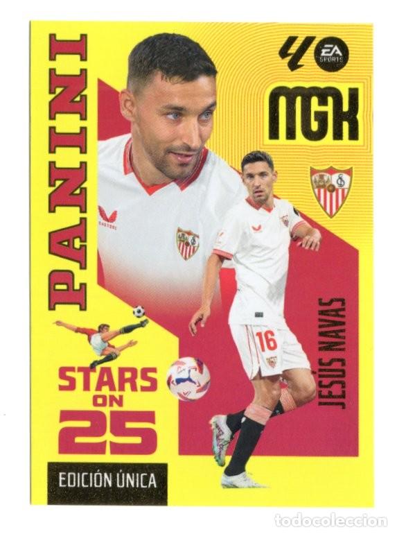 Cromos de f&uacute;tbol: 437 JESUS NAVAS SEVILLA ON 25 MEGACRACKS 2026 2027 26 27 MGK