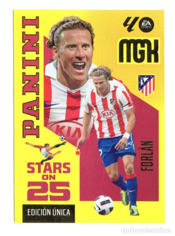 Cromos de f&uacute;tbol: 439 FORLAN ATLETICO DE MADRID STARS ON 25 MEGACRACKS 2026 2027 26 27 MGK