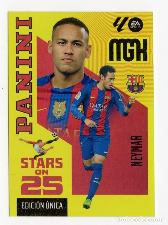 Cromos de f&uacute;tbol: 446 NEYMAR BARCELONA STARS ON 25 MEGACRACKS 2026 2027 26 27 MGK