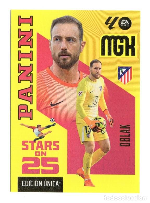 Cromos de f&uacute;tbol: 447 OBLAK ATLETICO DE MADRID STARS ON 25 MEGACRACKS 2026 2027 26 27 MGK