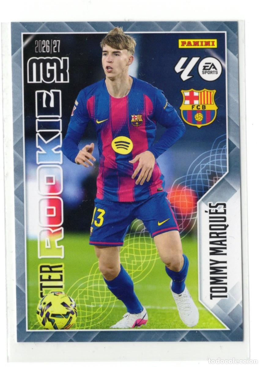 Cromos de f&uacute;tbol: 420 TOMMY MARQUES BARCELONA MASTER ROOKIE MEGACRACKS 2026 2027 26 27 MGK