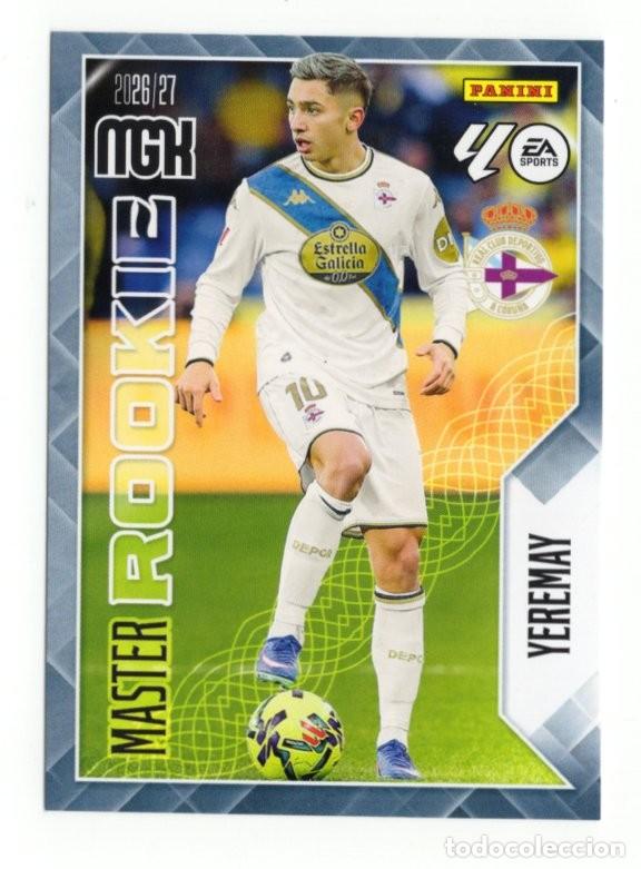 Cromos de f&uacute;tbol: 423 YEREMAY DEPORTIVO MASTER ROOKIE MEGACRACKS 2026 2027 26 27 MGK