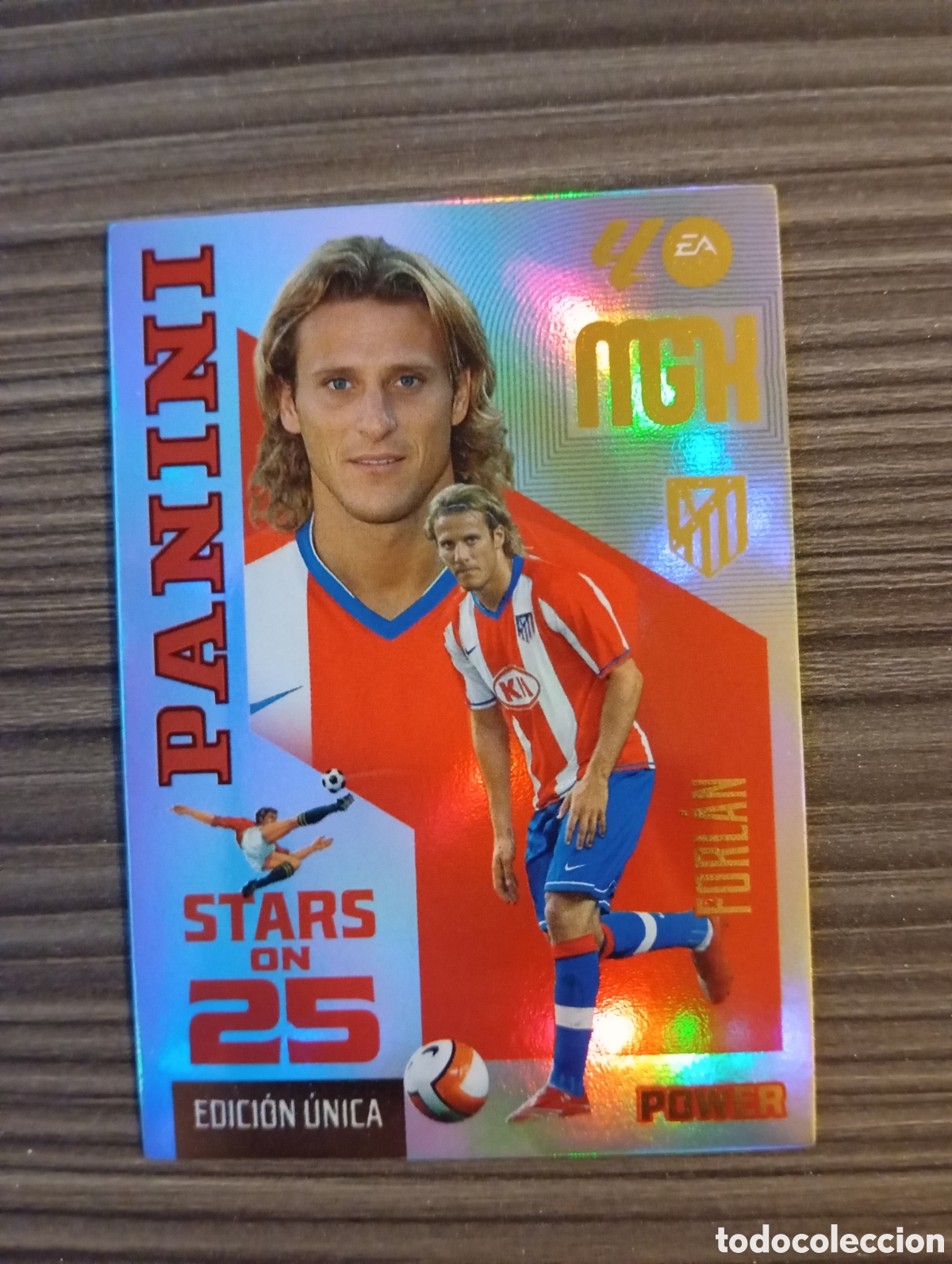 Cromos de f&uacute;tbol: 439P FORLAN STARS ON 25 POWER EDICI&Oacute;N LIMITADA PANINI MEGACRACKS 26 27