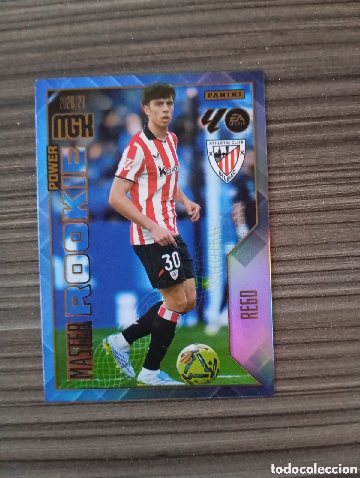 Cromos de f&uacute;tbol: 418P REGO MASTER ROOKIE POWER PANINI MEGACRACKS 26 27