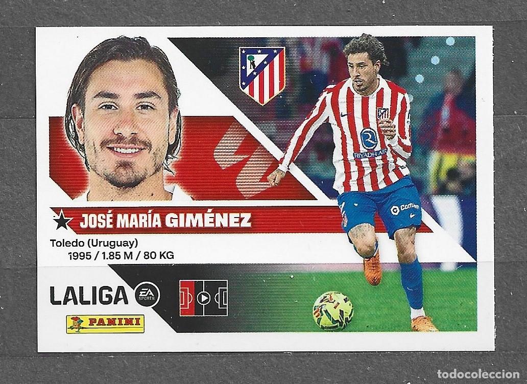 Cromos de f&uacute;tbol: Liga este 26/27 - Gim&eacute;nez - N&ordm; 8b - Atl&eacute;tico de Madrid