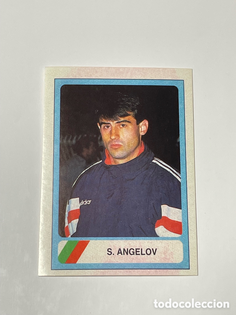 Cromos de f&uacute;tbol: Sasho Angelov Bulgaria Ed. Estadio USA 94 #109