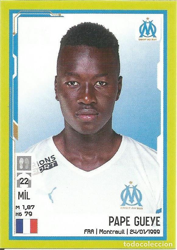 Cromos de f&uacute;tbol: Cromo Sticker Papa Gueye - Olympique de Mar. - N&uacute;mero 206 - Foot 2022 22 Ligue 1 Uber Eats - Panini