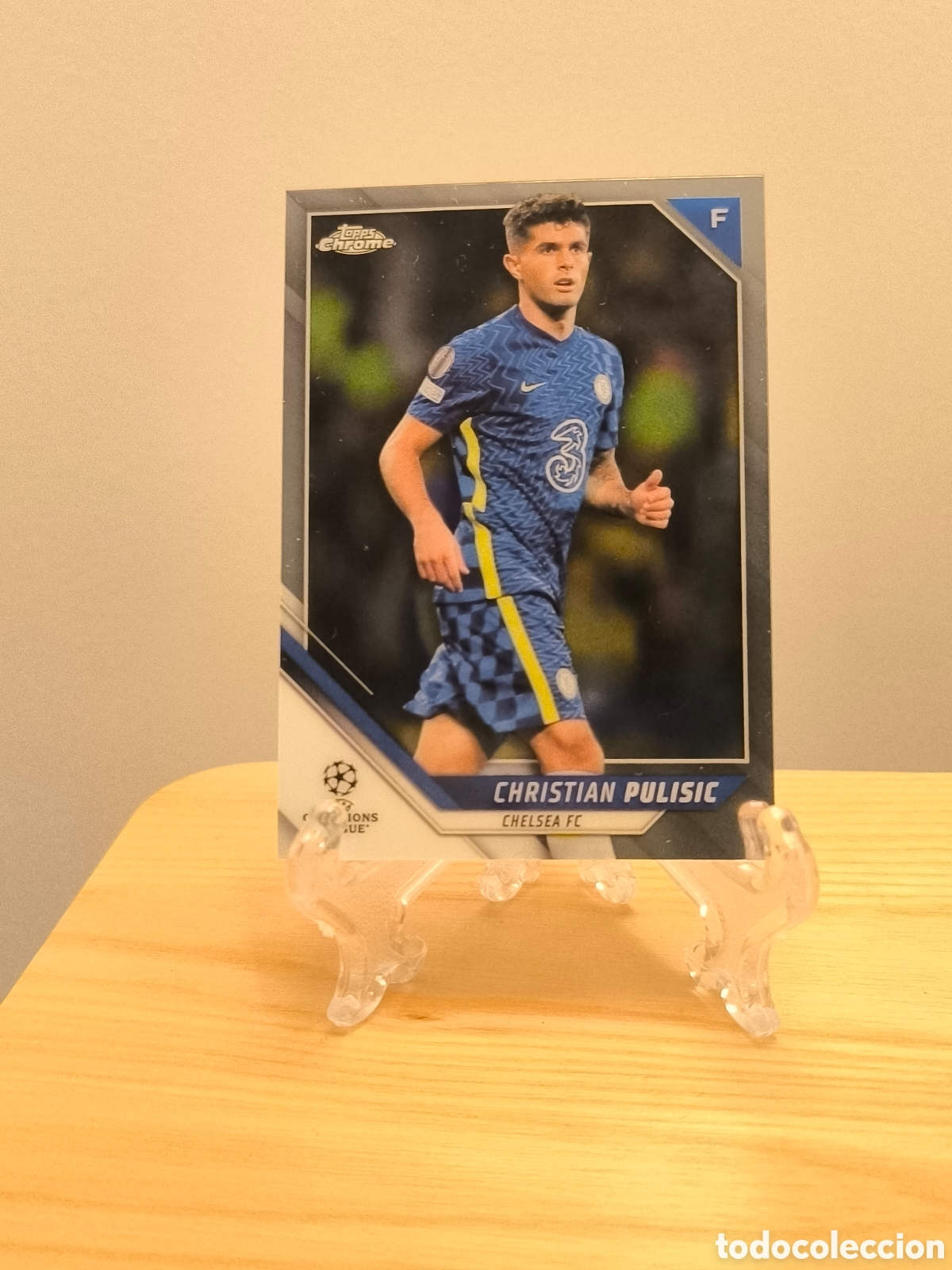 Cromos de f&uacute;tbol: Pulisic Topps Chrome Chelsea FC