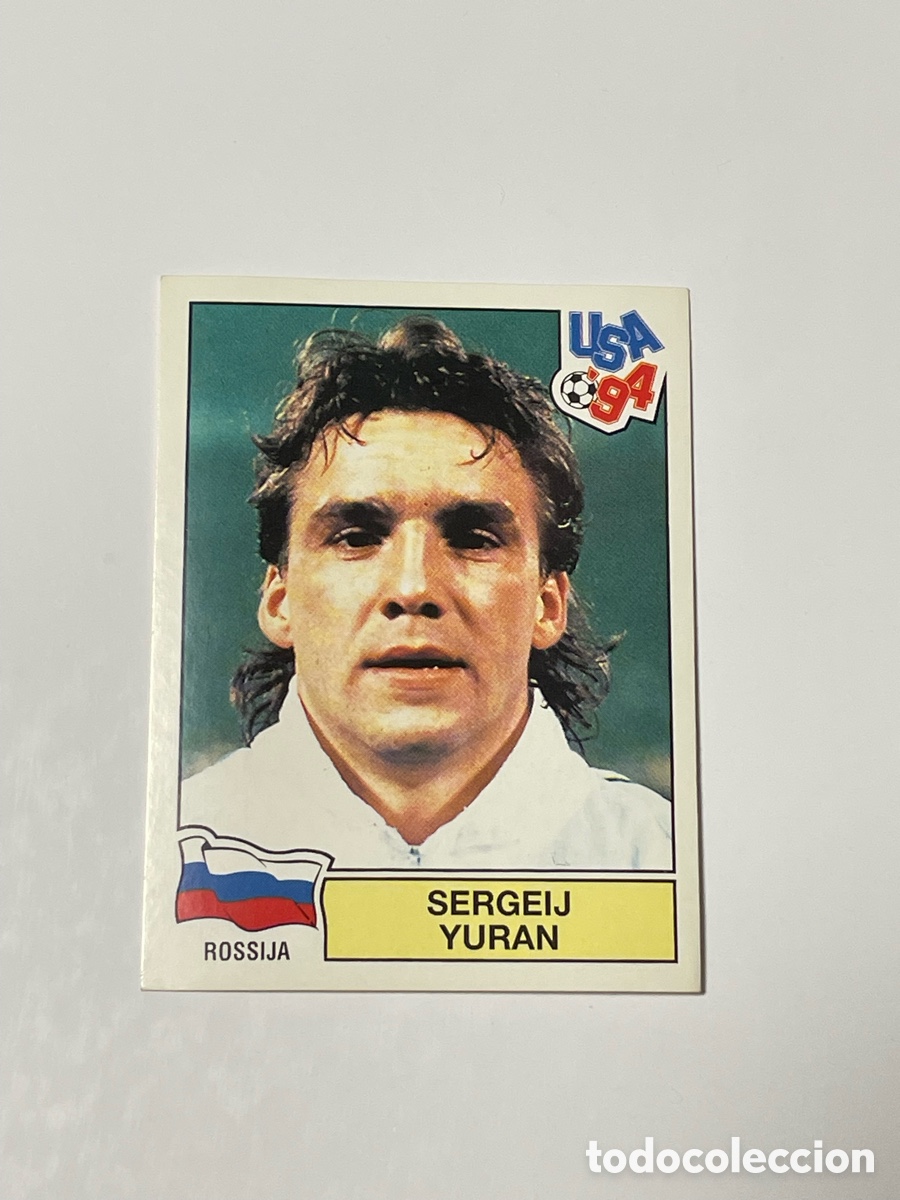 Cromos de f&uacute;tbol: Sergeij Yuran Rusia Panini USA &lsquo;94 #126