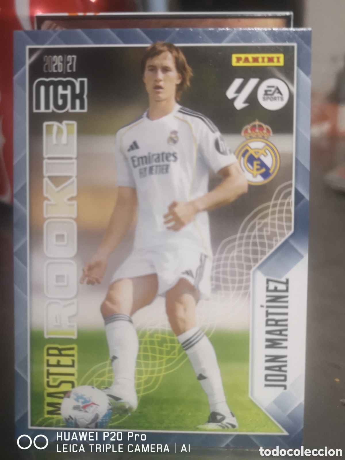 Cromos de f&uacute;tbol: MEGACRACKS 2026 27 MASTER ROOKIE 413 JOAN MARTINEZ REAL MADRID 2026 2027