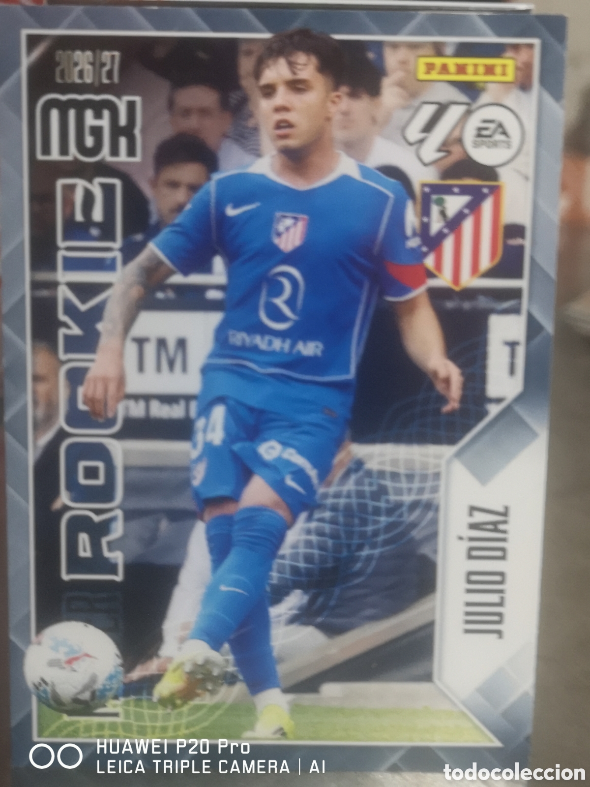 Cromos de f&uacute;tbol: MEGACRACKS 2026 27 MASTER ROOKIE 415 JULIO DIAZ ATLETICO DE MADRID 2026 2027