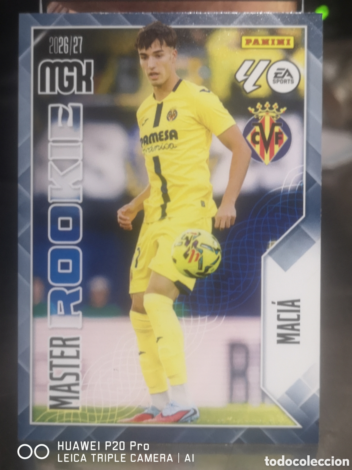 Cromos de f&uacute;tbol: MEGACRACKS 2026 27 MASTER ROOKIE 417 MACIA VILLARREAL 2026 2027