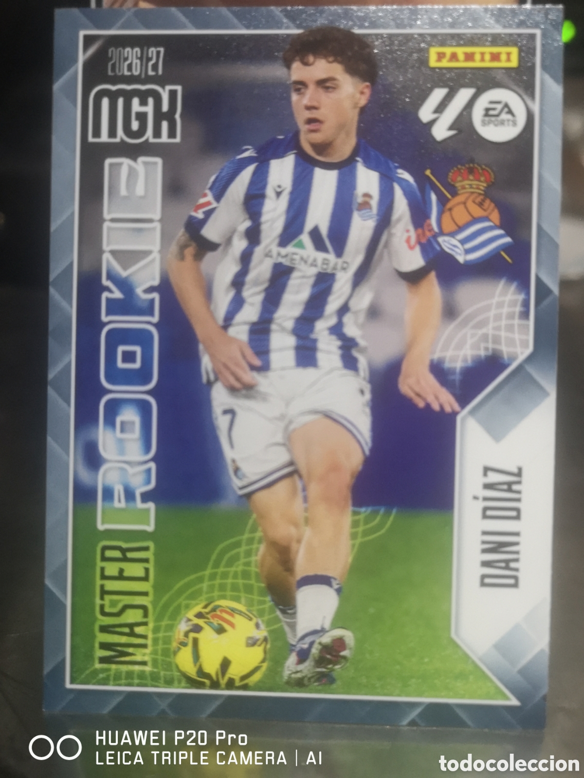 Cromos de f&uacute;tbol: MEGACRACKS 2026 27 MASTER ROOKIE 411 DANI DIAZ REAL SOCIEDAD 2026 2027