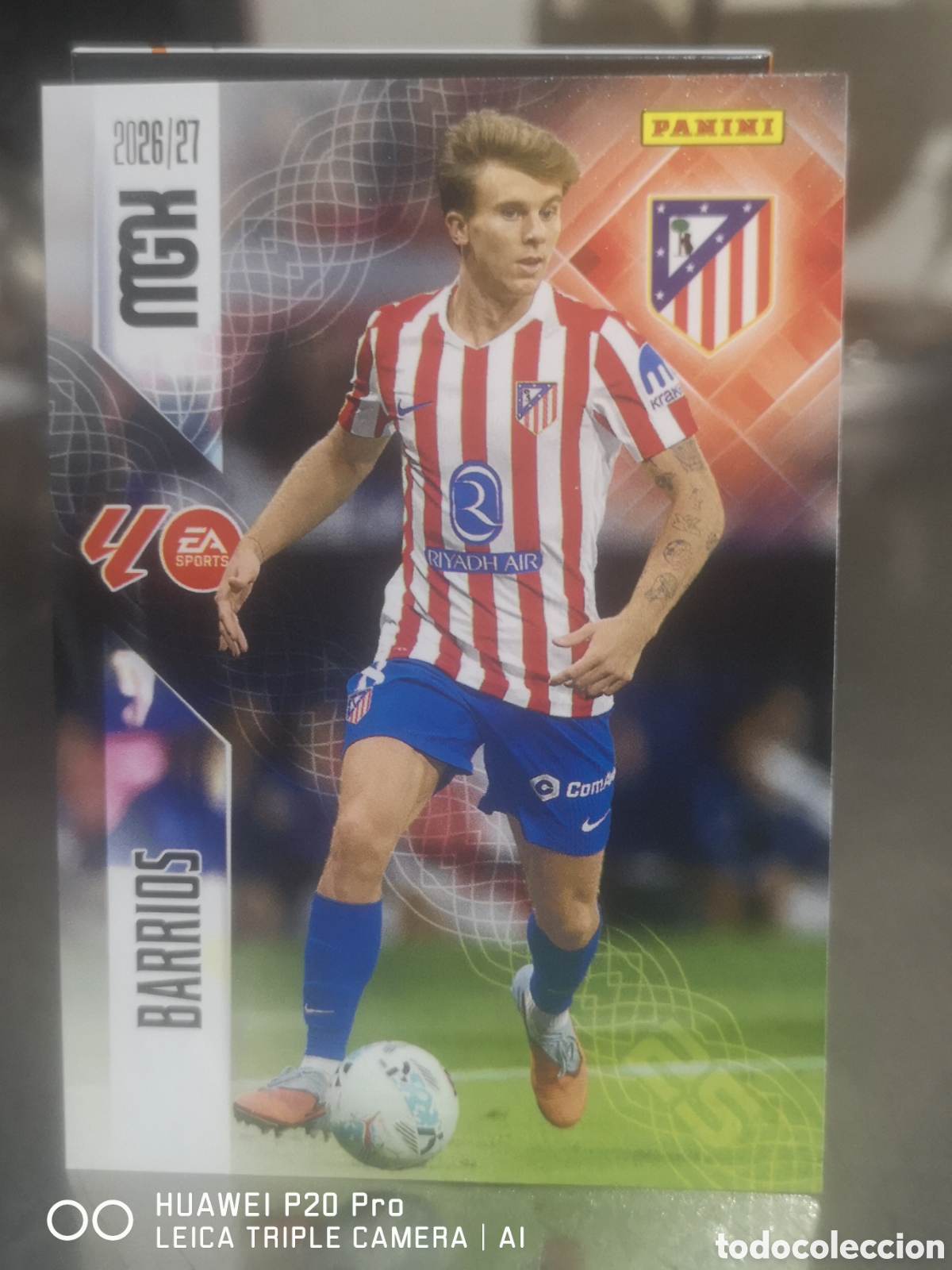 Cromos de f&uacute;tbol: MEGACRACKS 2026 27 BARRIOS 65 ATLETICO DE MADRID 2026 2027