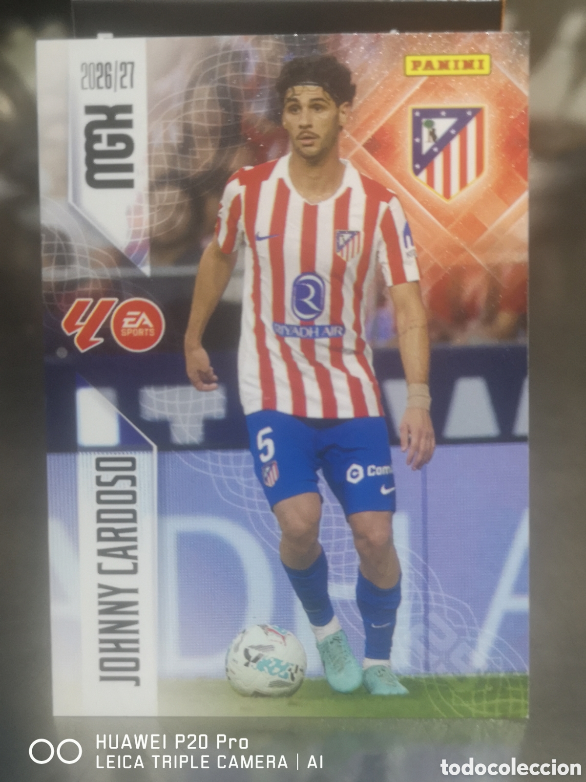 Cromos de f&uacute;tbol: MEGACRACKS 2026 27 JOHNNY CARDOSO 66 ATLETICO DE MADRID 2026 2027