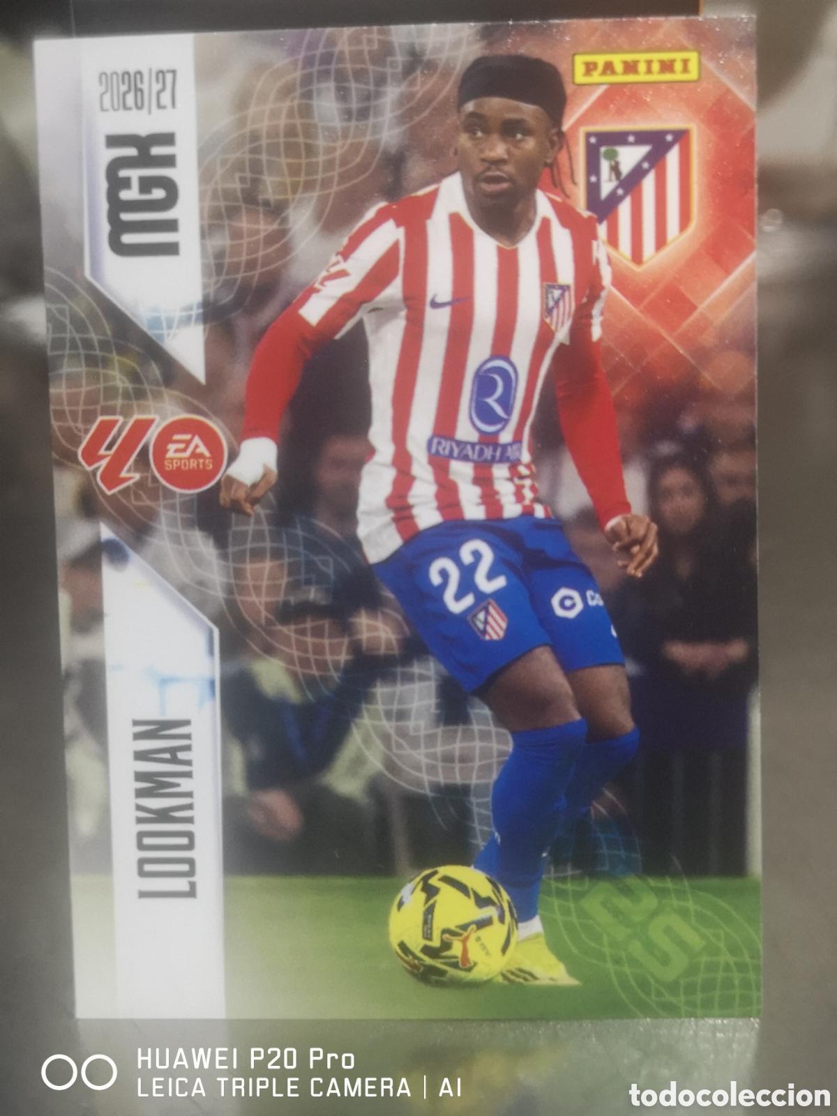 Cromos de f&uacute;tbol: MEGACRACKS 2026 27 LOOKMAN 70 ATLETICO DE MADRID 2026 2027