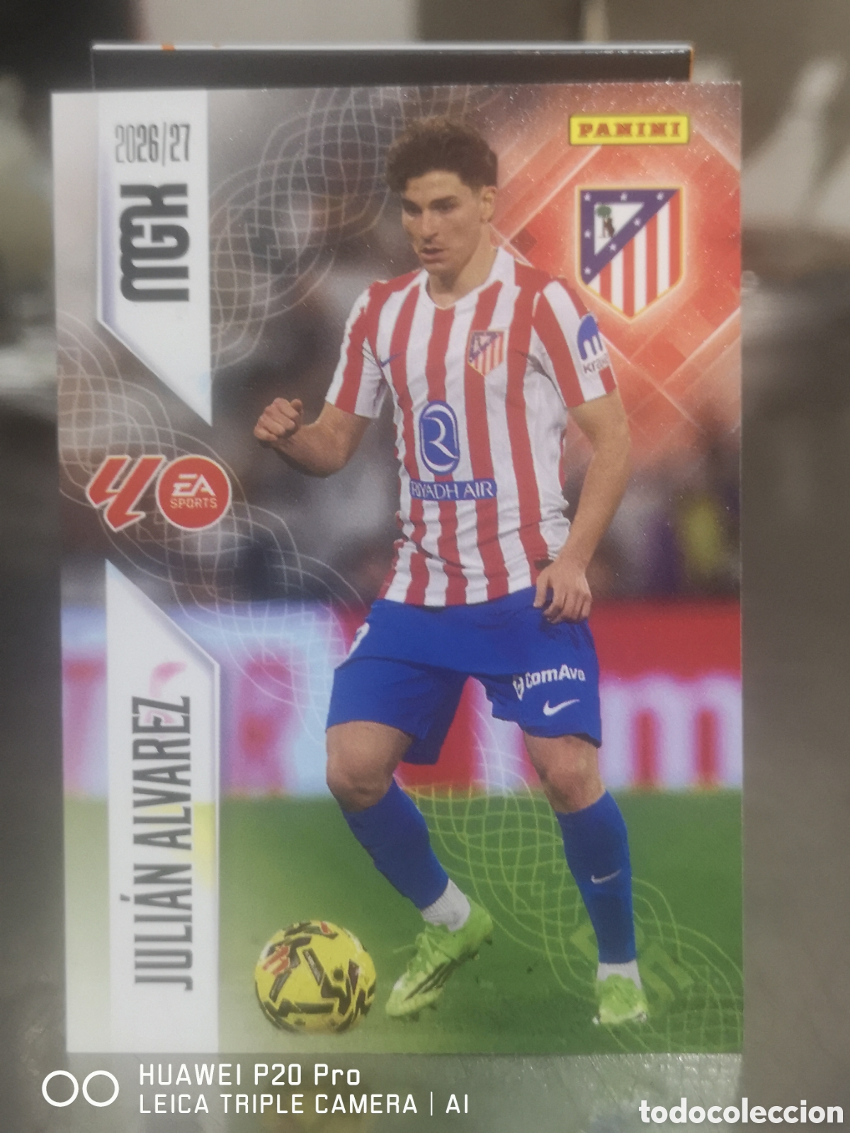 Cromos de f&uacute;tbol: MEGACRACKS 2026 27 JULIAN ALVAREZ 71 ATLETICO DE MADRID 2026 2027